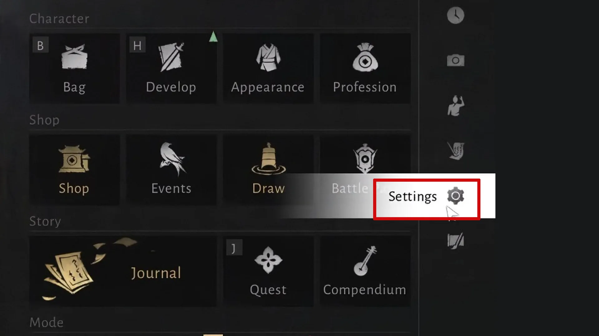 settings for code redemption wwm