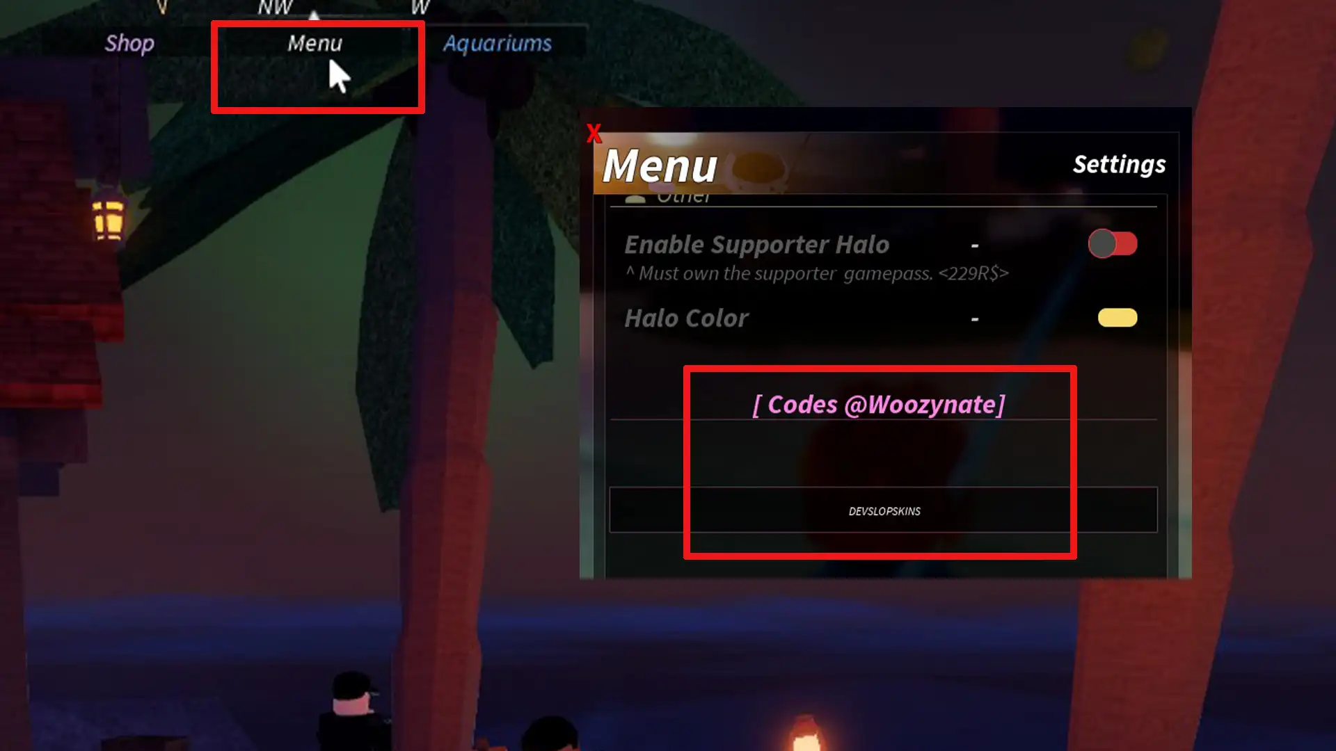 how to redeem fisch codes