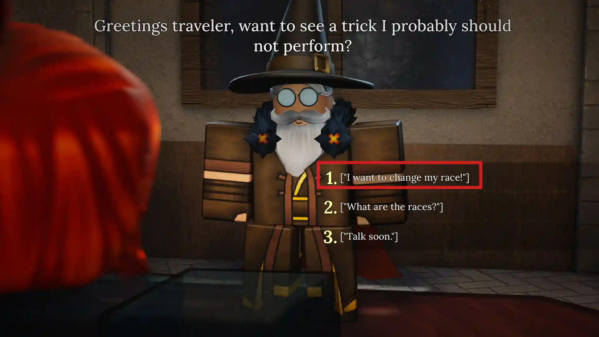 how to reroll race in the forge