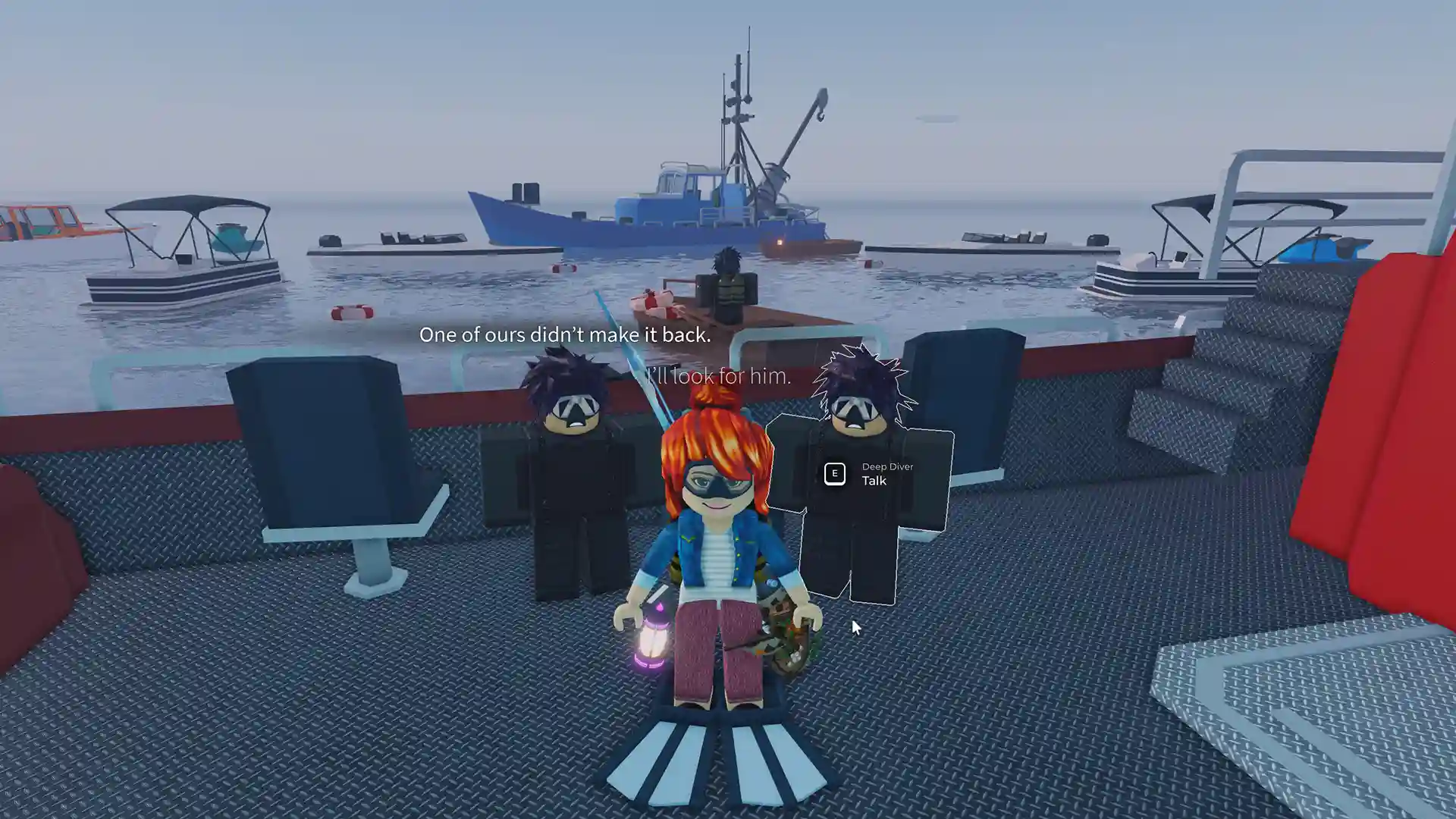lost diver quest fisch