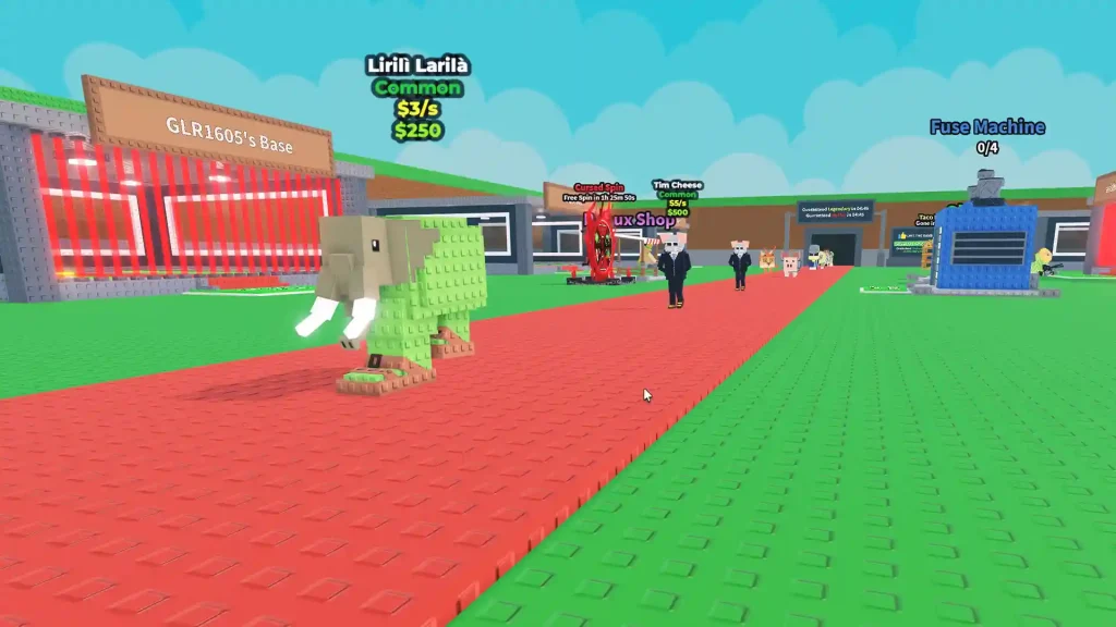 red carpet conveyor belt steal brainrot