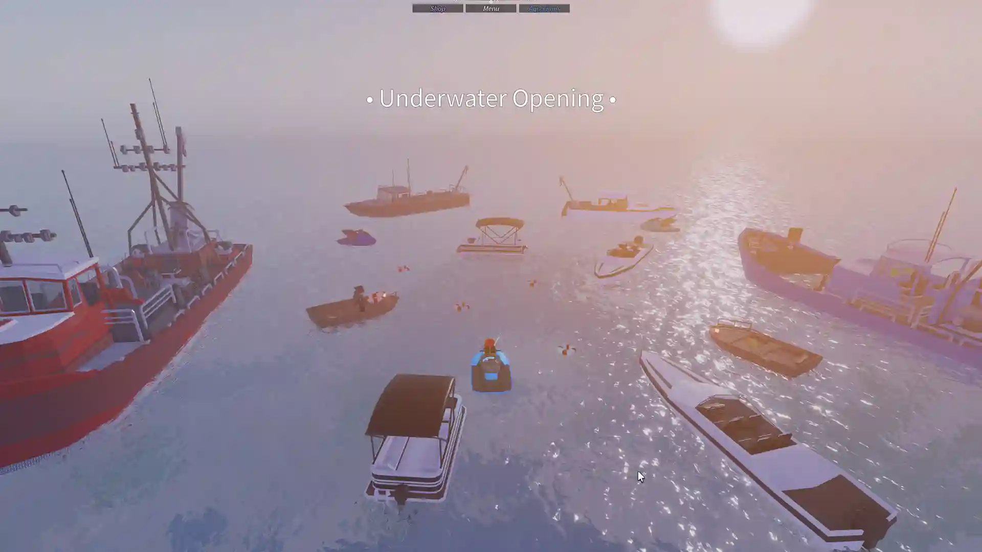 underwater opening tidefall location fisch