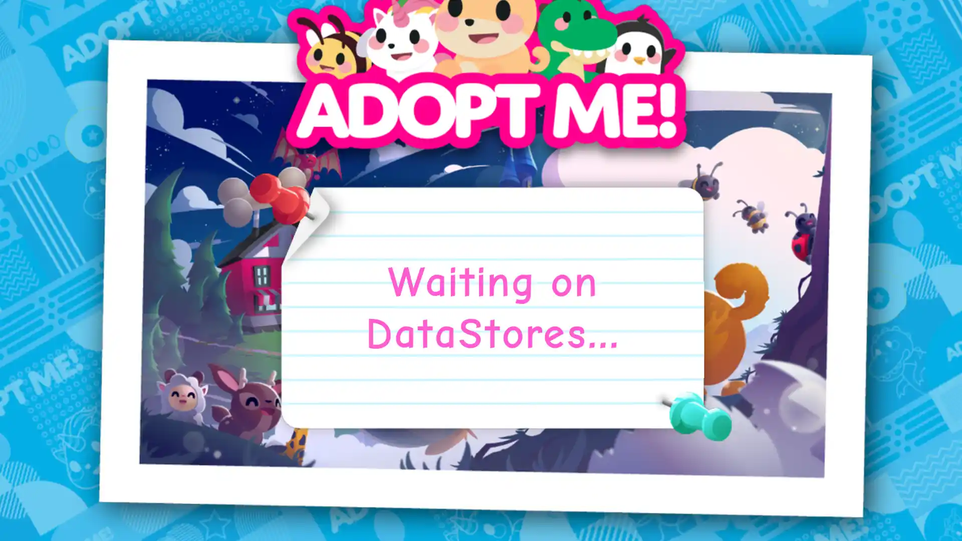 waiting on datastores roblox adopt me