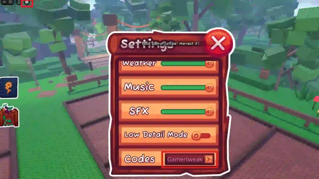 Garden Horizons codes redeem