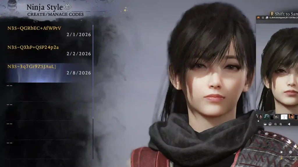 cute girl nioh 3 character creation code