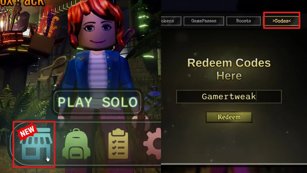 how to redeem paranormal codes roblox