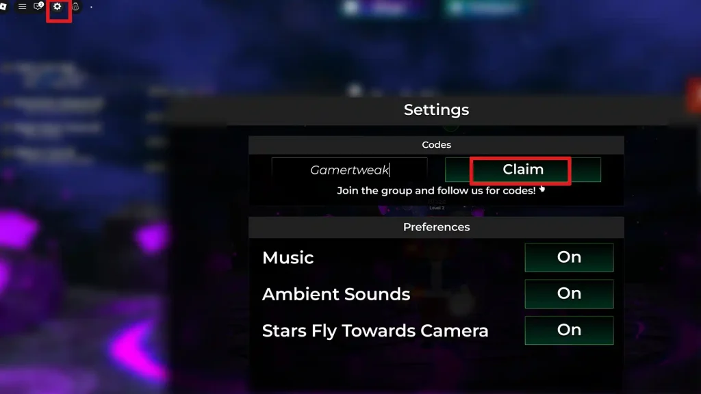 how to redeem star fishing codes roblox