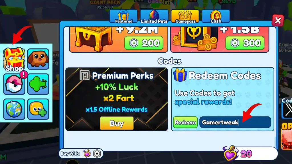 Fart Training Codes redeem