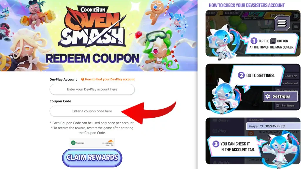 how to redeem cookie run ovensmash codes