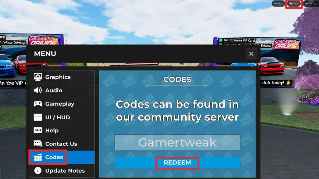 Realistic Car Driving Codes (April 2026) - Gamer Tweak