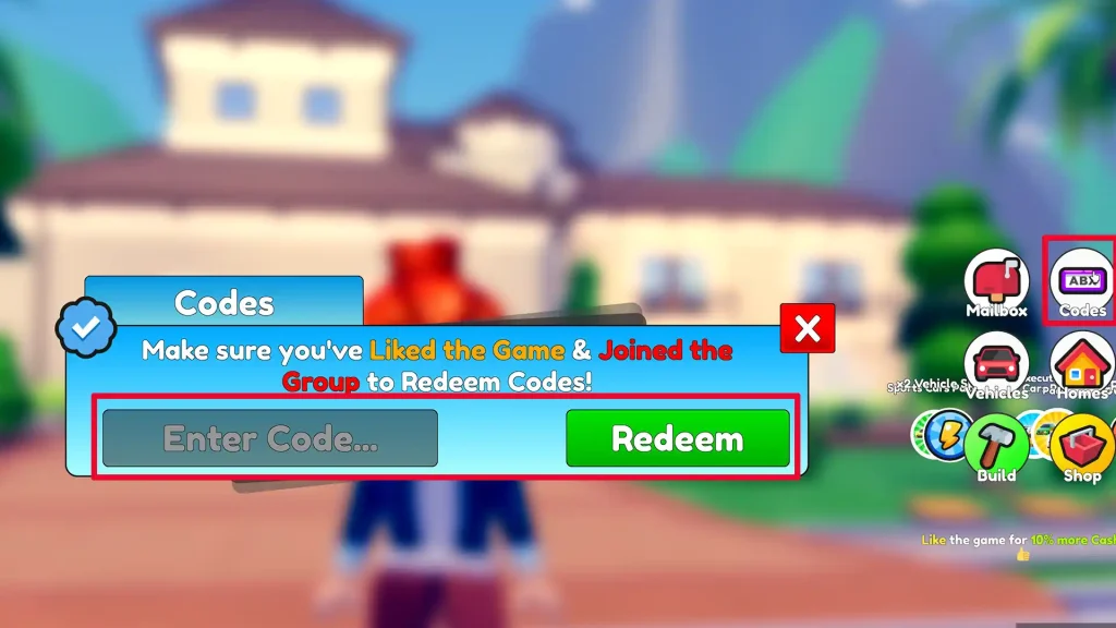 how to redeem Ultimate Home Tycoon Codes