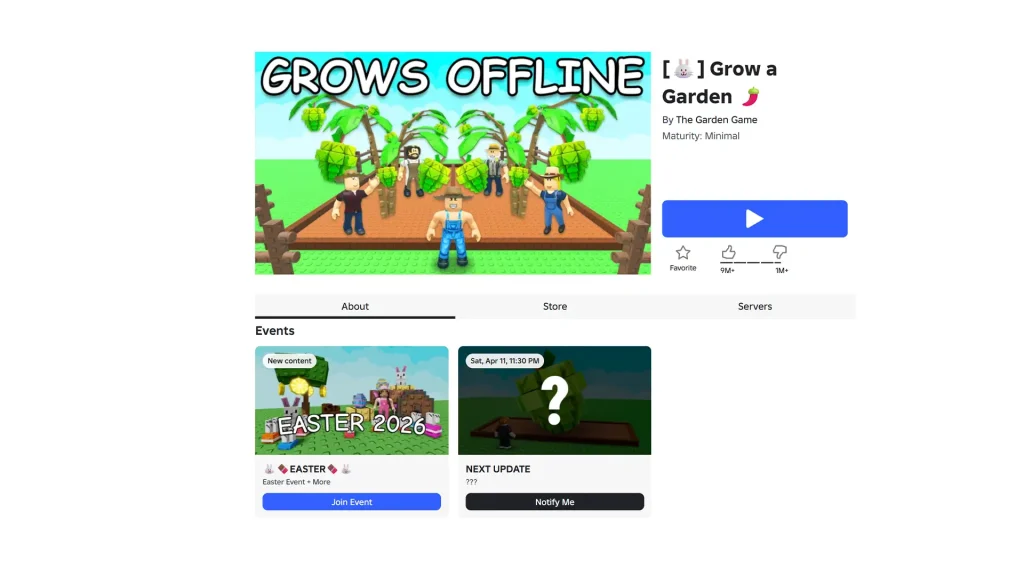 jandel easter 2026 update grow a garden