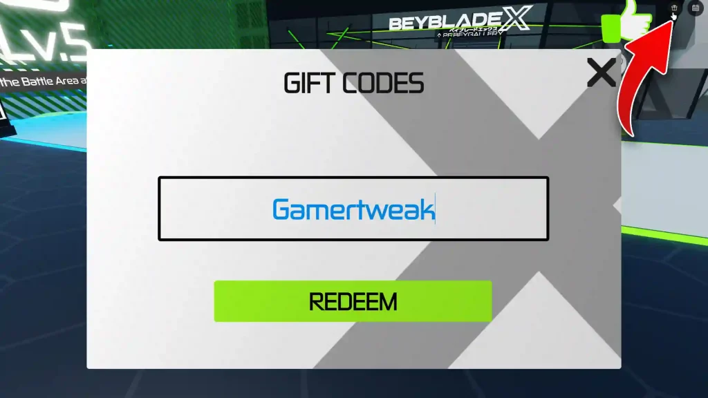 Beyblade X codes redeem steps