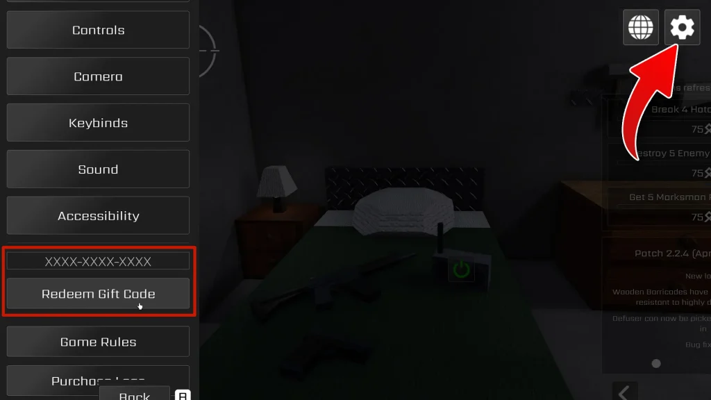 Operation One codes redeem steps