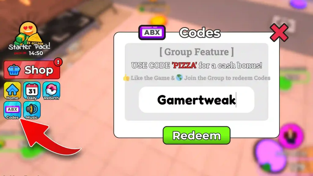 Own a Pizza Tycoon codes redeem