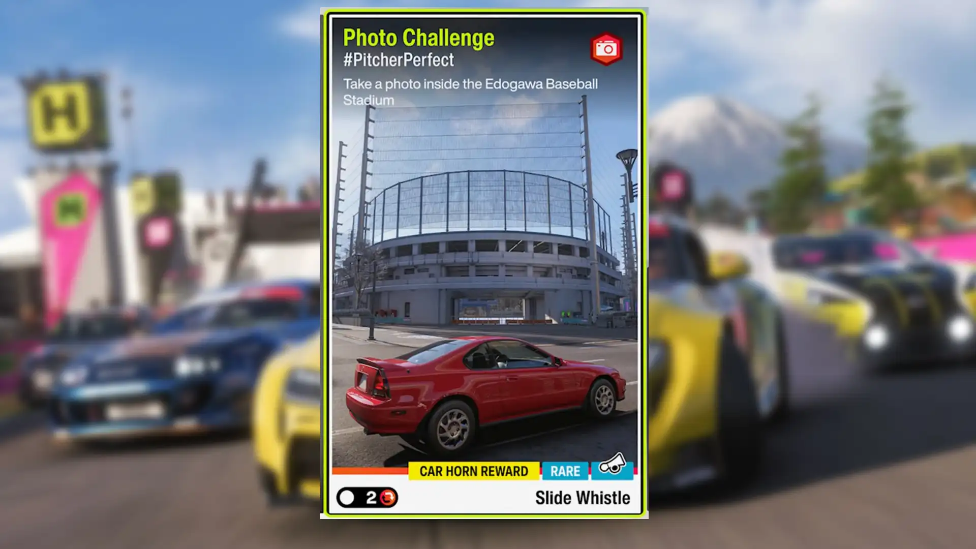 Forza Horizon 6 Edogawa Baseball Stadium Location