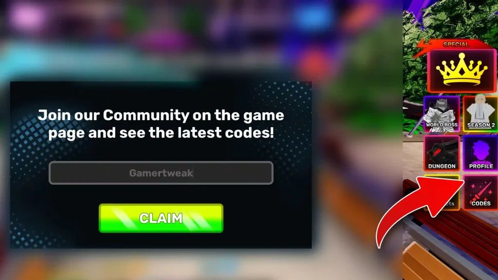 anime story 2 codes redeem steps