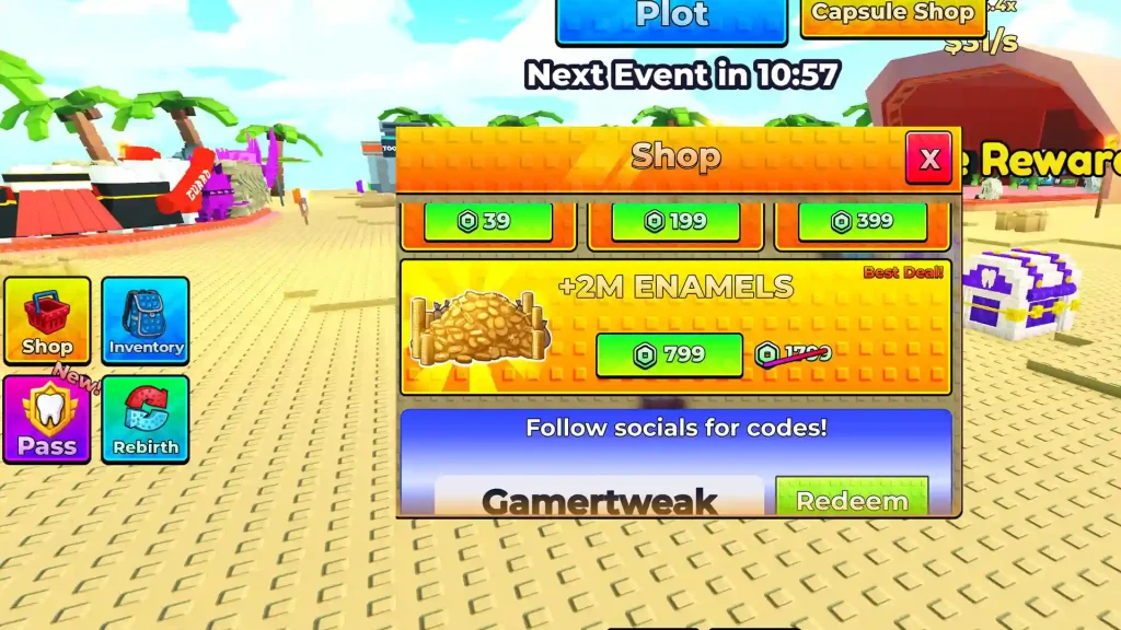 cavity crushers codes redeem