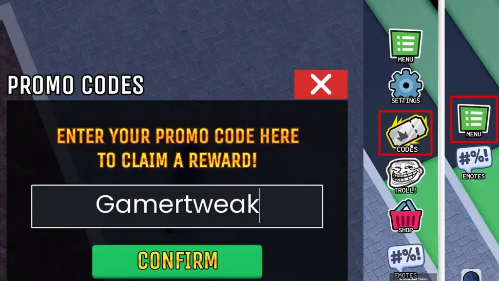 muscle military codes Redeem steps