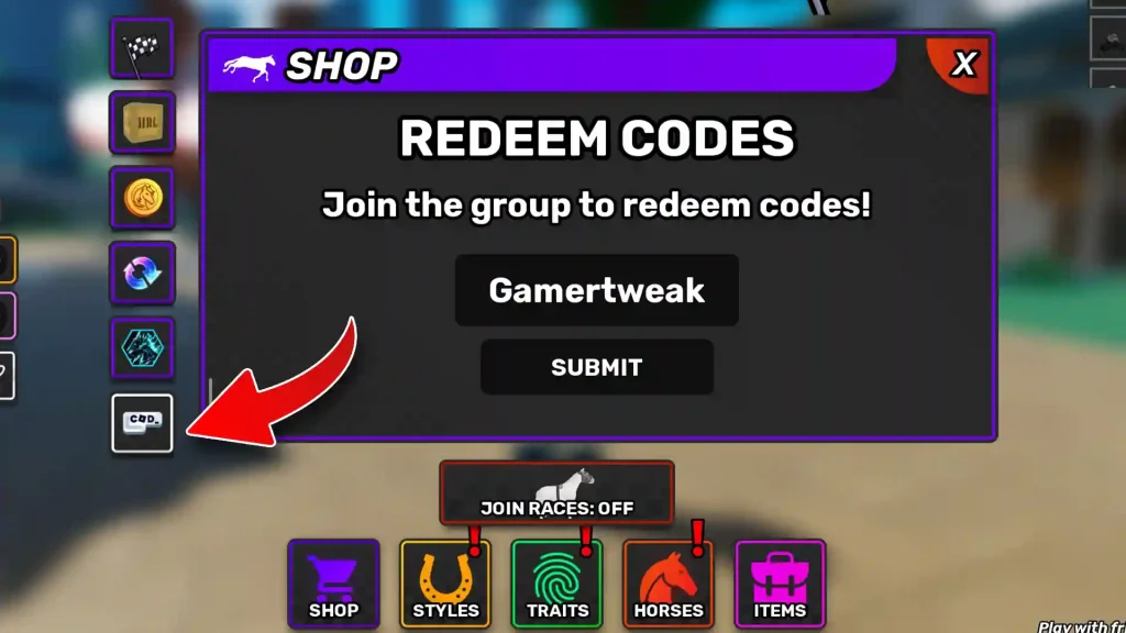 horse racing legends codes redeem