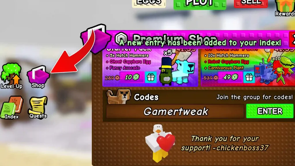 Capybaras VS Plants Codes Redeem