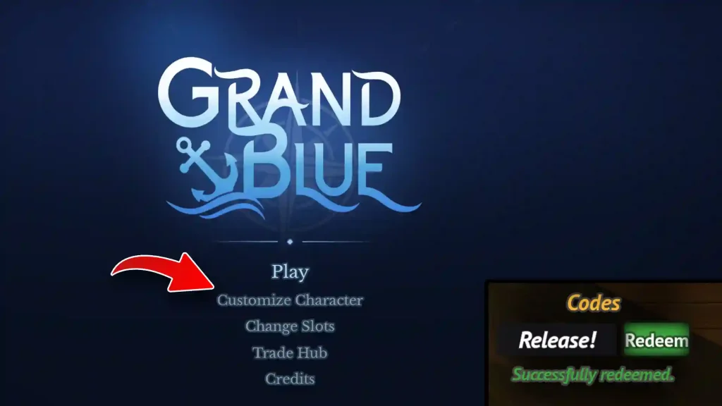 grand blue codes redeem