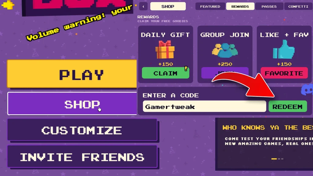 partybox codes roblox redeem